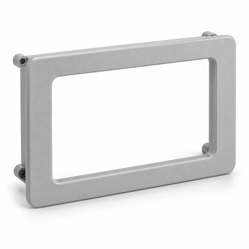 Custom Injection Molded ABS Display Mounting Bezels high quality