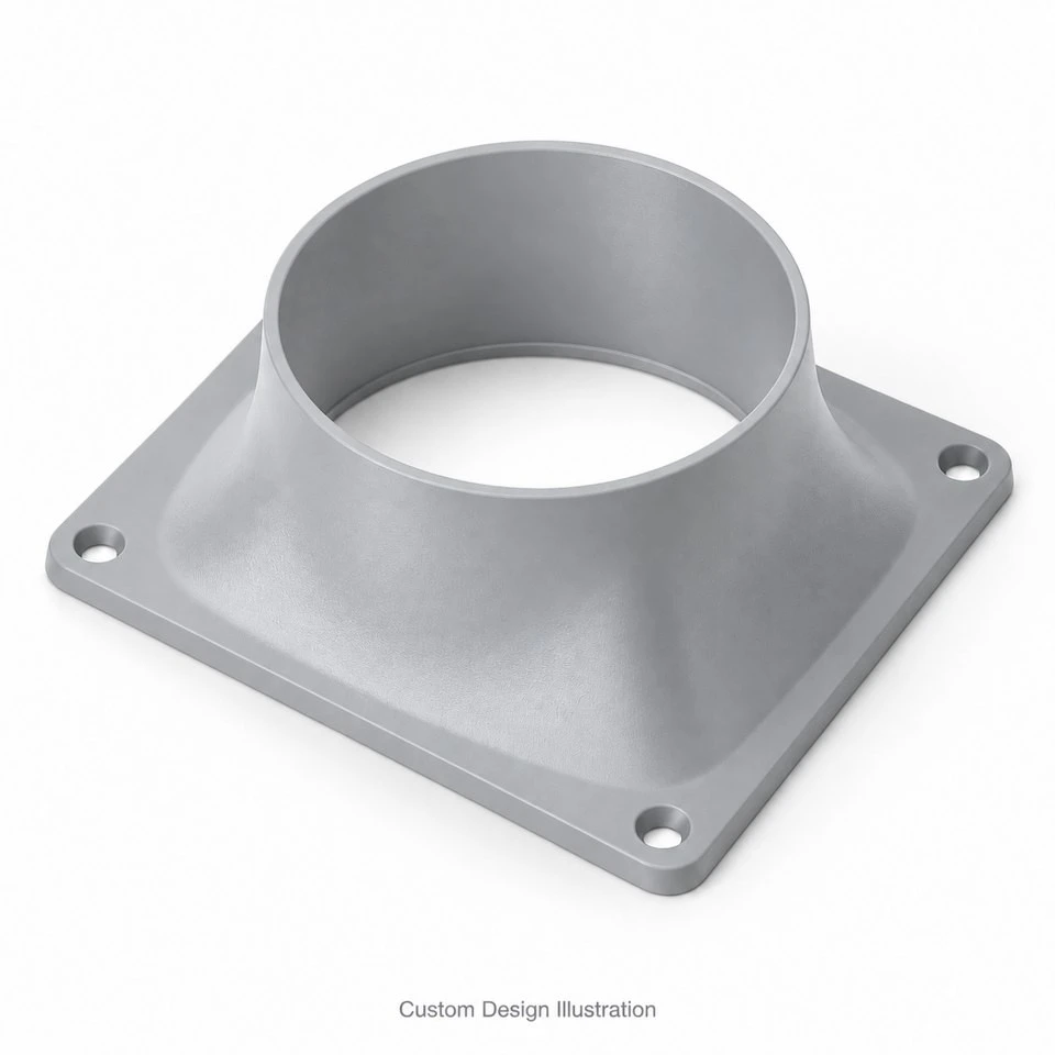 Custom Injection Molded ABS Fan Air Shrouds high quality Custom Injection Molded ABS Fan Air Shrouds high quality