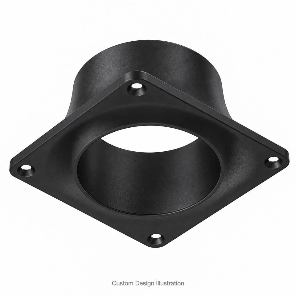 Custom Injection Molded ABS Fan Air Shrouds factory Custom Injection Molded ABS Fan Air Shrouds factory