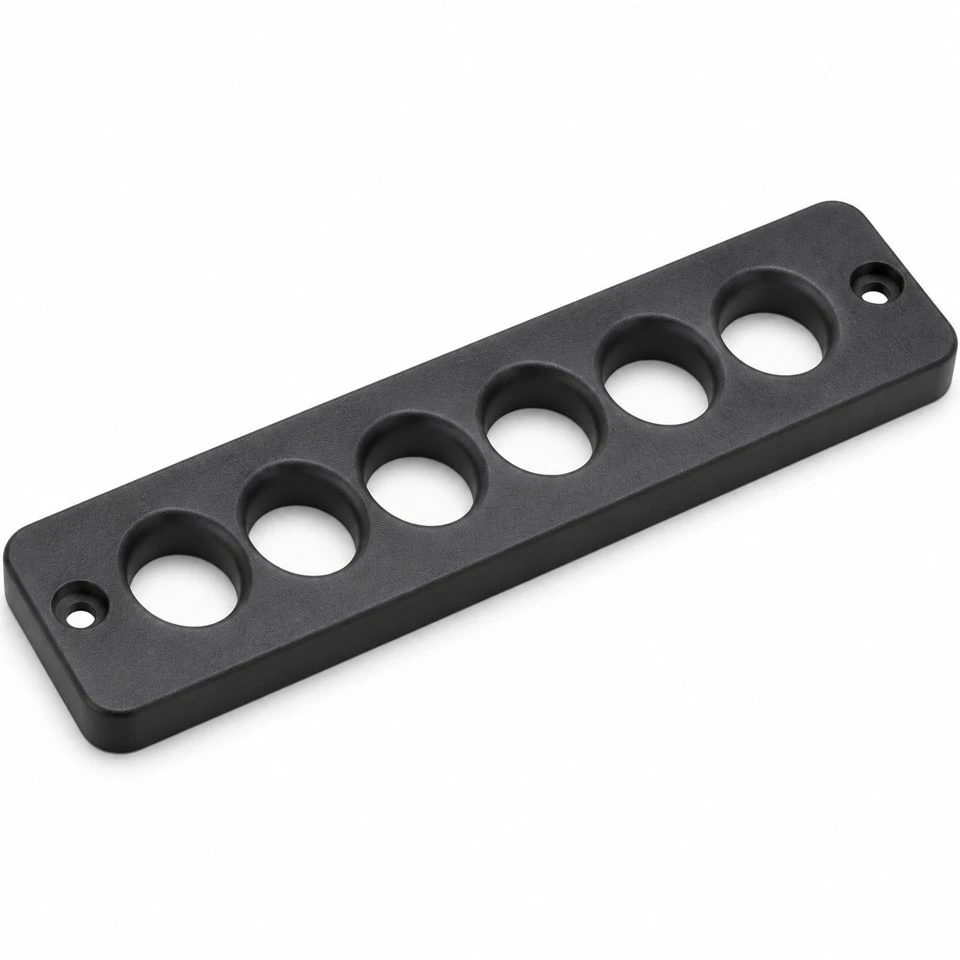 Custom Injection Molded Plastic Cable Guide Plates Custom Injection Molded Plastic Cable Guide Plates