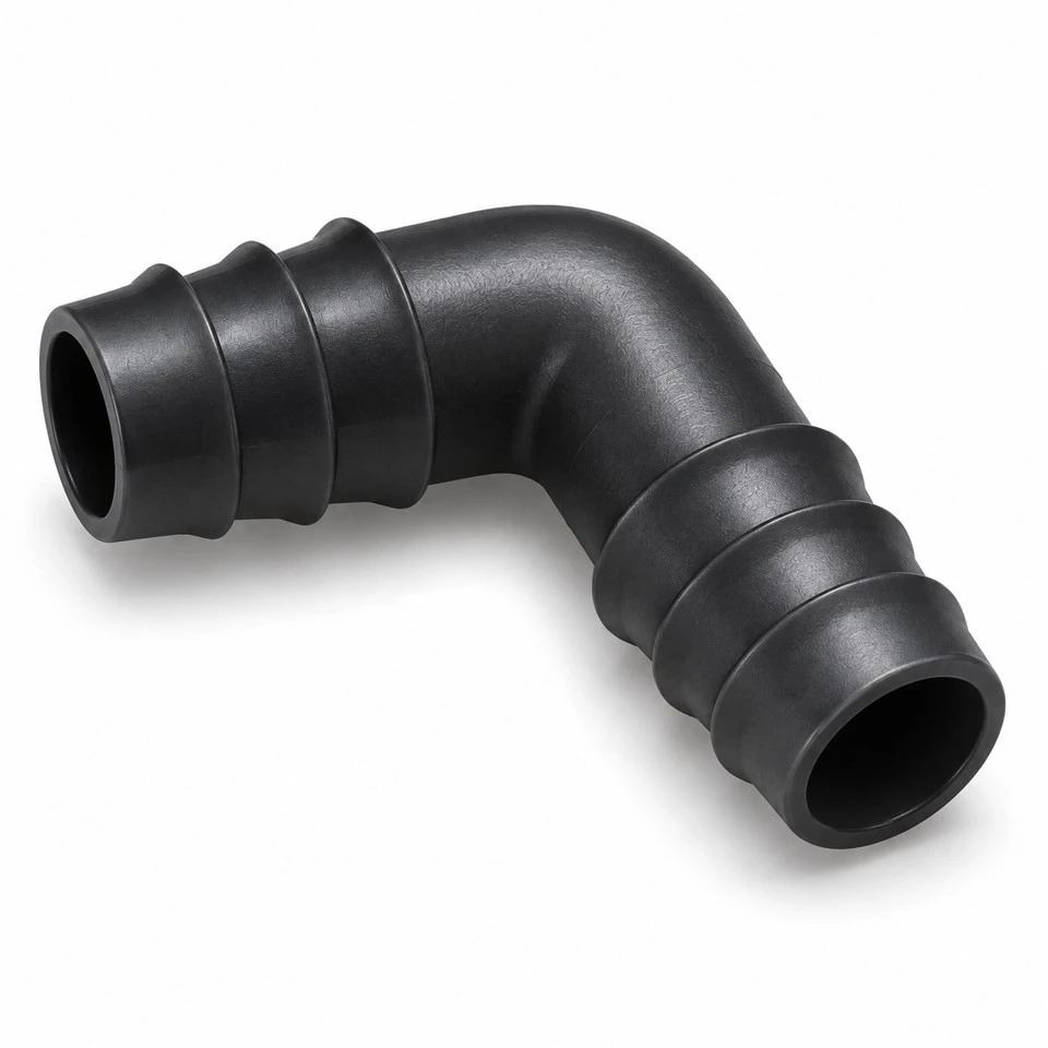Custom Injection Molded PP Hose Elbow Connectors suppliers Custom Injection Molded PP Hose Elbow Connectors suppliers