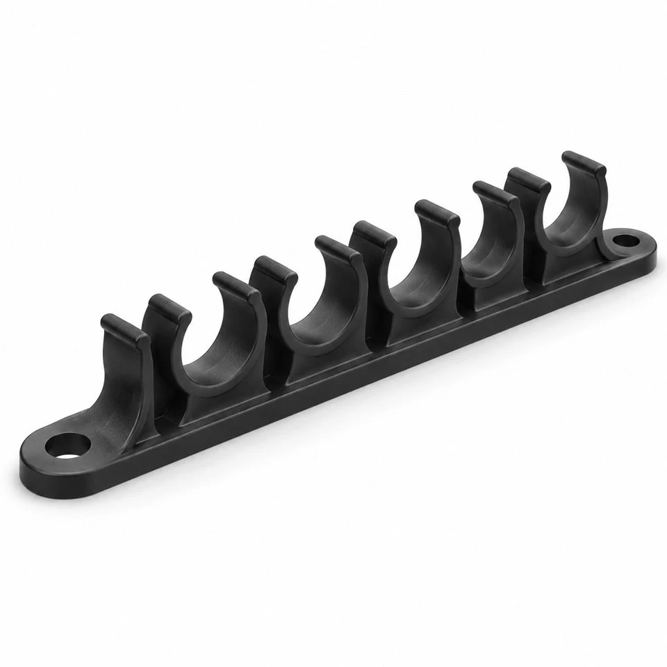 Custom PA66 Pneumatic Tube Routing Comb Bracket factory Custom PA66 Pneumatic Tube Routing Comb Bracket factory