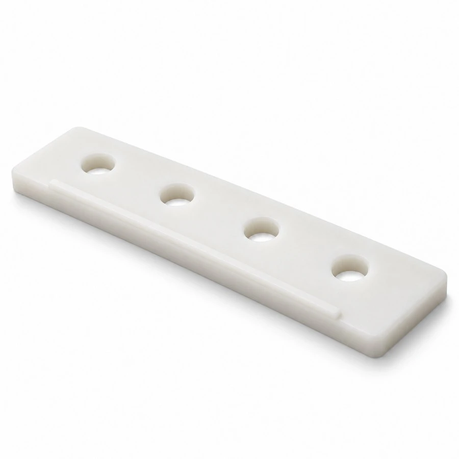 Custom POM Conveyor Side Rail Splice Plates factory Custom POM Conveyor Side Rail Splice Plates factory