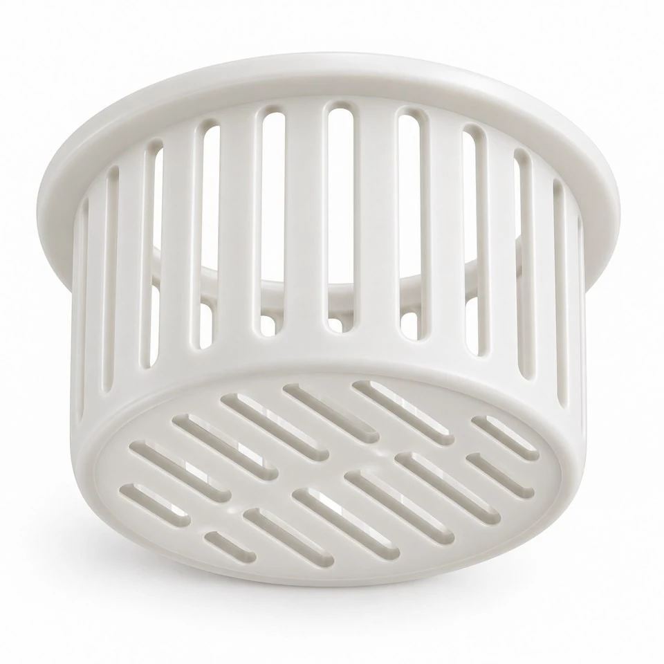 Custom Injection Molded PP Strainer Baskets factory