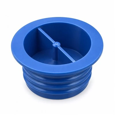 Custom Flanged Plastic Protection Plugs With Grip Bar
